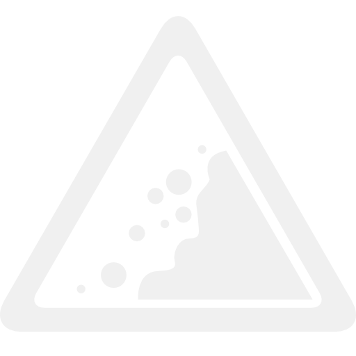 landslide danger triangular traffic signal